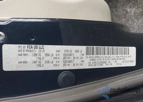 2016 Chrysler Town & Country Touring-L из США, поврежденный, VIN 2C4RC1CG1GR232605